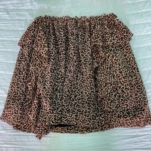 Cheetah Mini Skirt